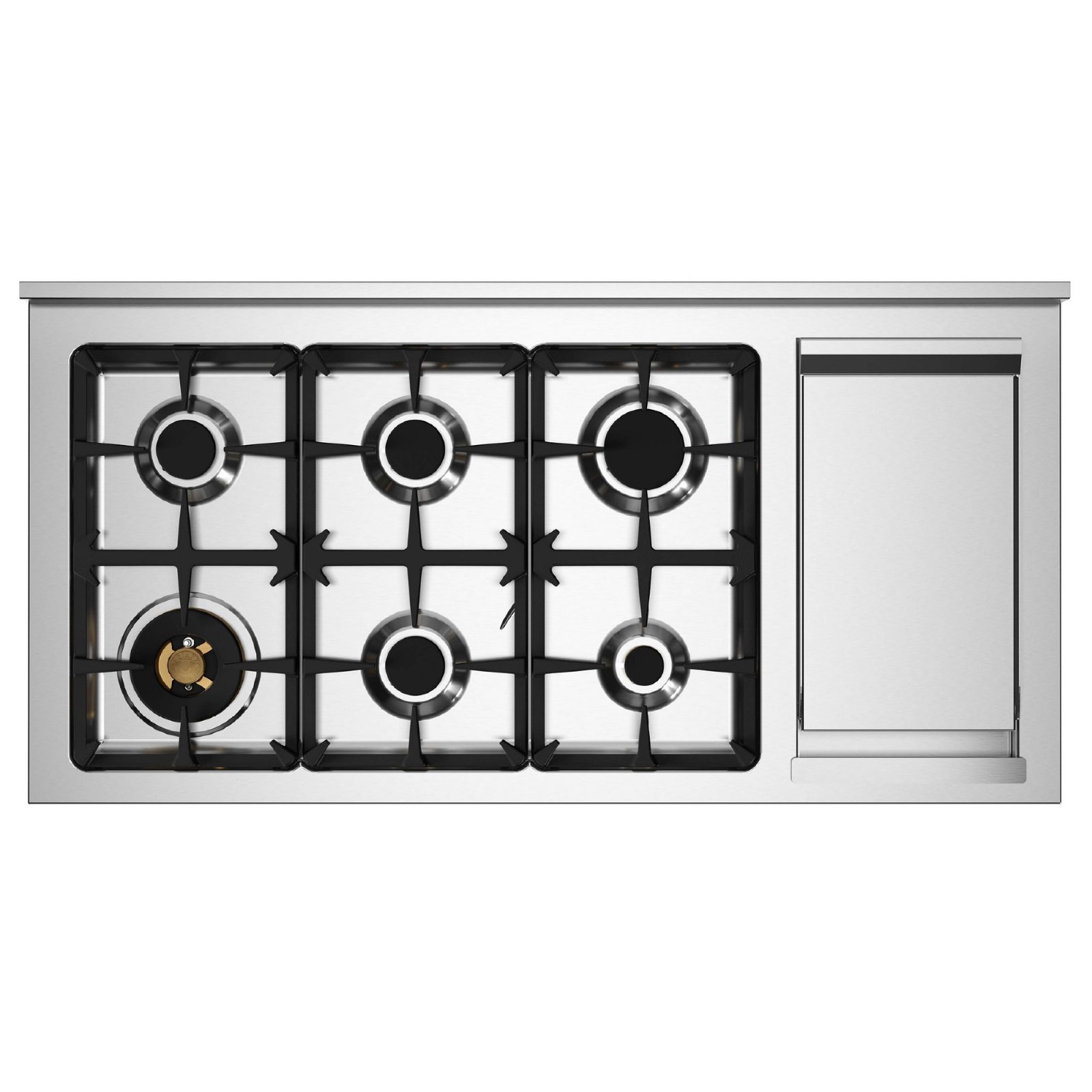 Bertazzoni 120cm Professional Dual Fuel Range Cooker With Griddle PRO126G2EBIT2 – White