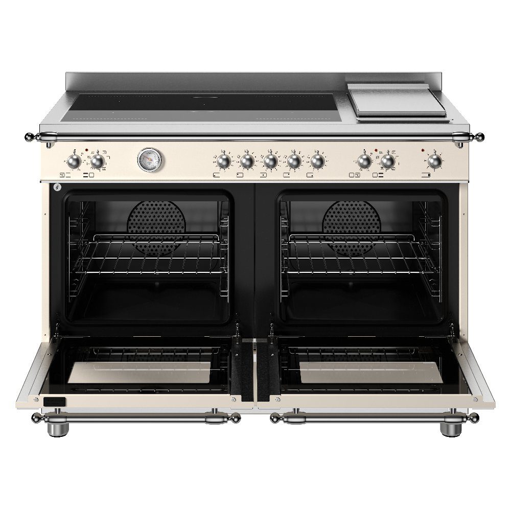 Bertazzoni 120cm Heritage Induction Range Cooker With Griddle HER125I2EAVT – IVORY