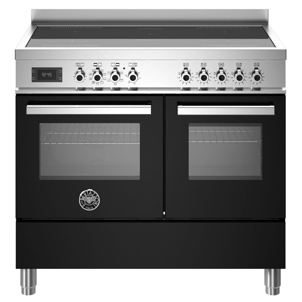 Bertazzoni 100cm Professional Induction Range Cooker PRO105I2ENET – BLACK