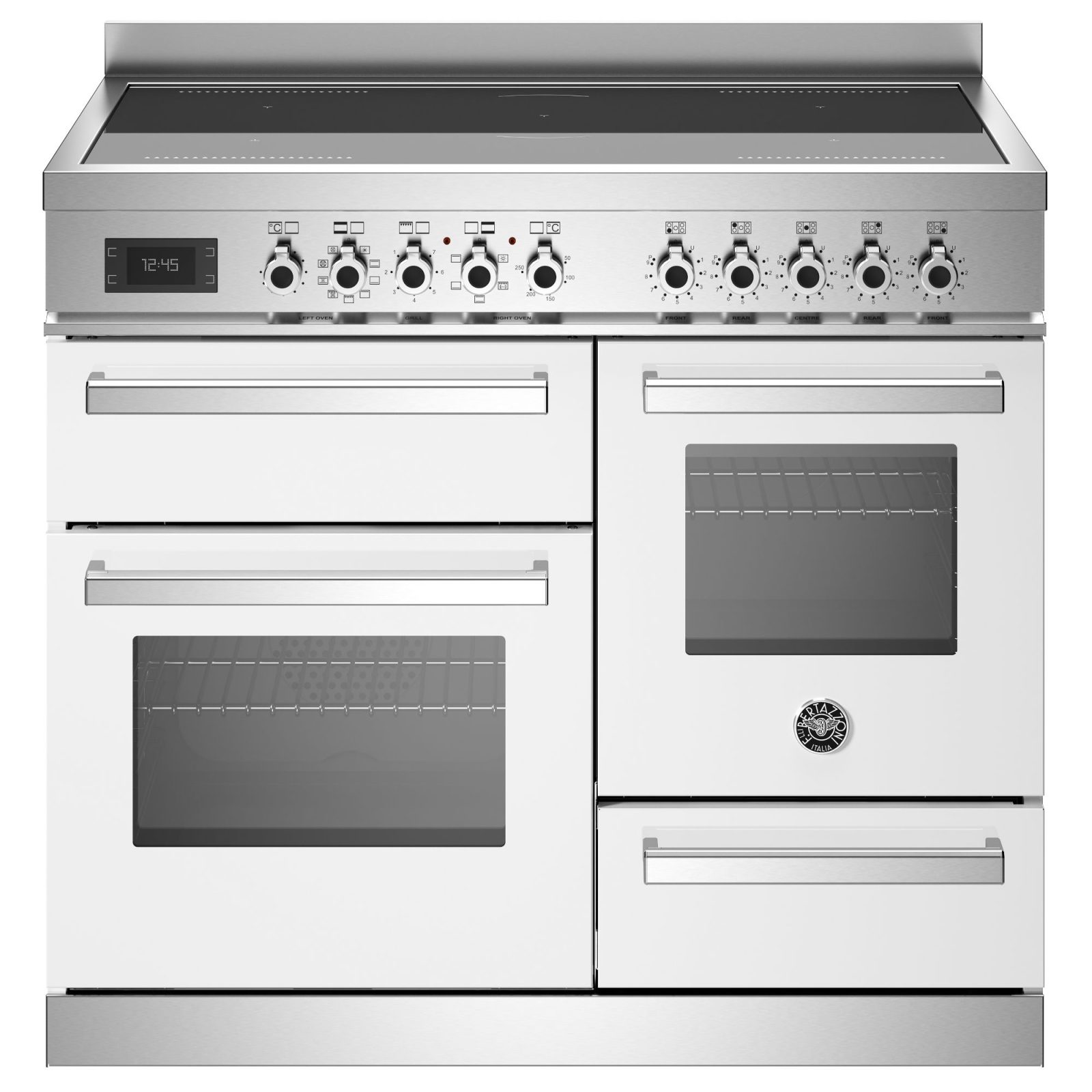Bertazzoni 100cm Professional XG Induction Range Cooker PRO105I3EBIT2 – White