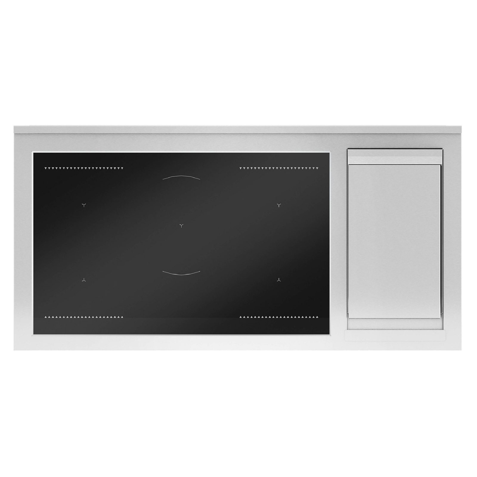 Bertazzoni 120cm Professional Induction Range With Griddle PRO125I2ENET – BLACK