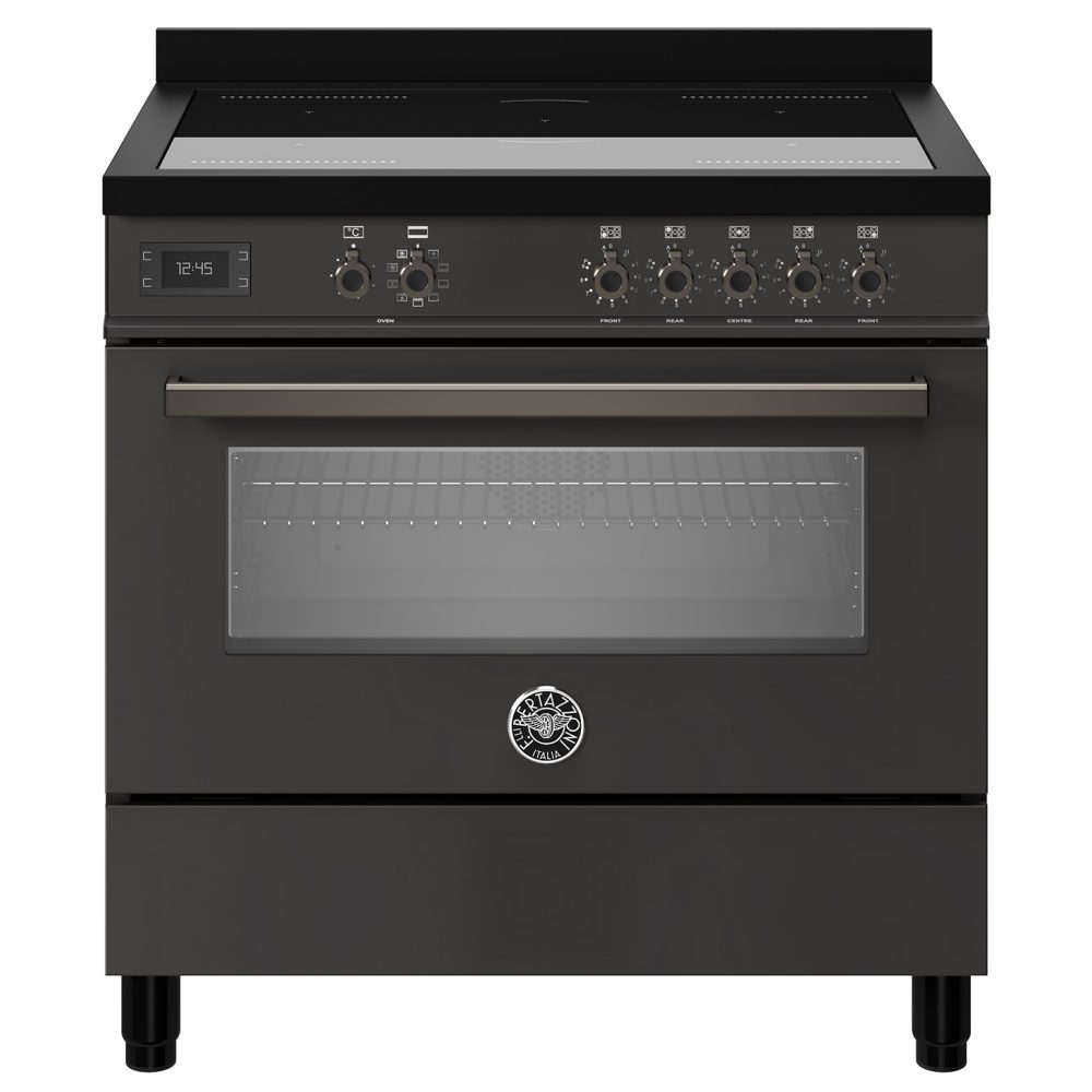 Bertazzoni 90cm Professional Induction Range Cooker PRO95I1ECAT – CARBONIO