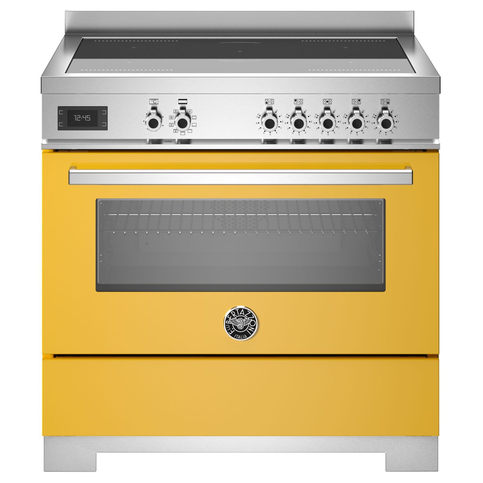 Bertazzoni 90cm Professional Induction Range Cooker PRO95I1EGIT2 – Yellow