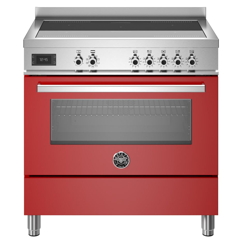 Bertazzoni 90cm Professional Induction Range Cooker PRO95I1EROT – RED