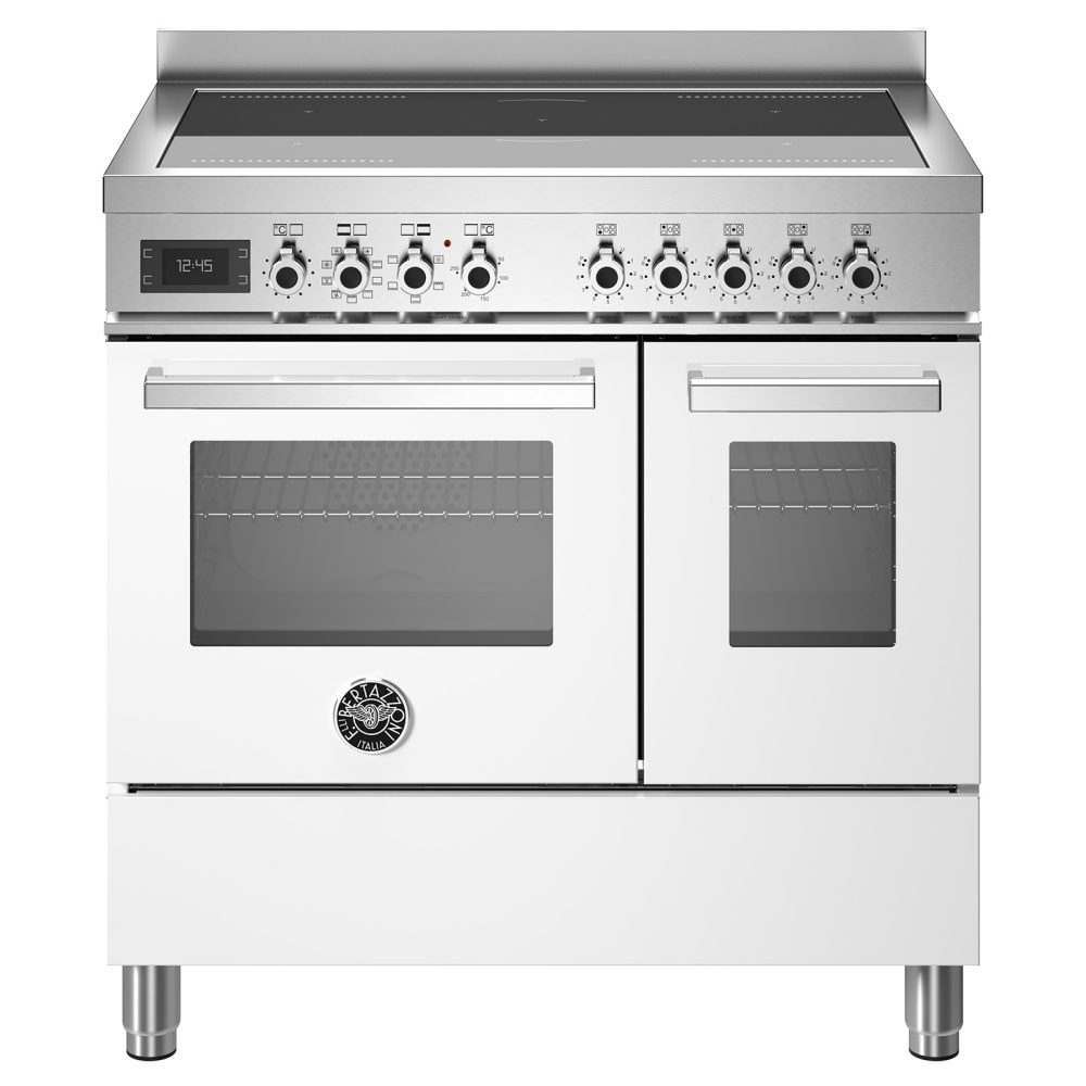 Bertazzoni 90cm Professional Induction Range Cooker PRO95I2EBIT – WHITE