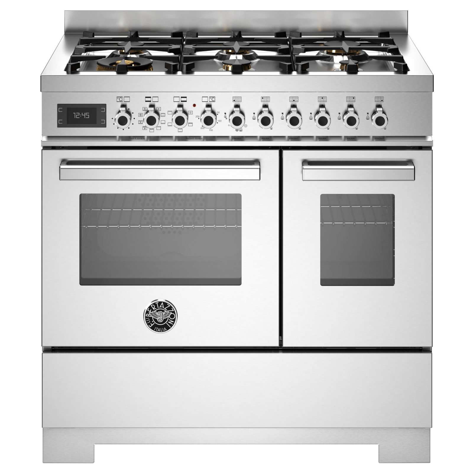 Bertazzoni 90cm Professional Dual Fuel Range Cooker PRO96L2EXT2 – Stainless Steel