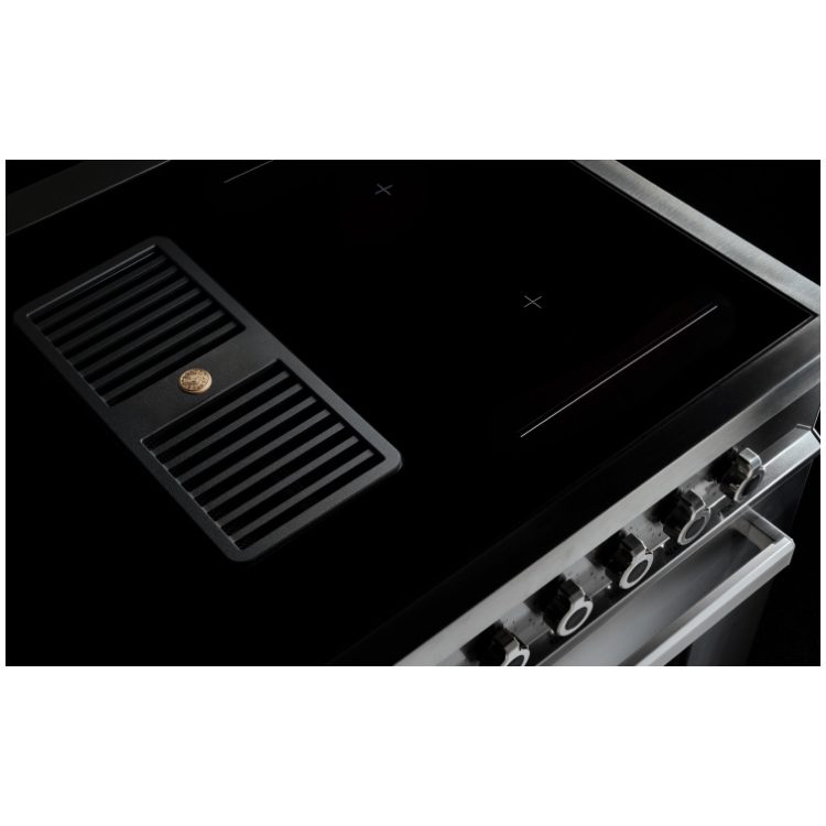 Bertazzoni 90cm Professional Air-Tec Induction Range Cooker With Integrated Extraction PROCH94I1EXT – Stainless Steel
