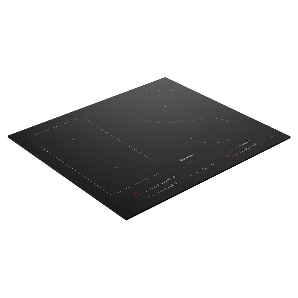 Blomberg 59cm Frameless 4 Zone Bridgeable Induction Hob 13A MIN74387NP – Black