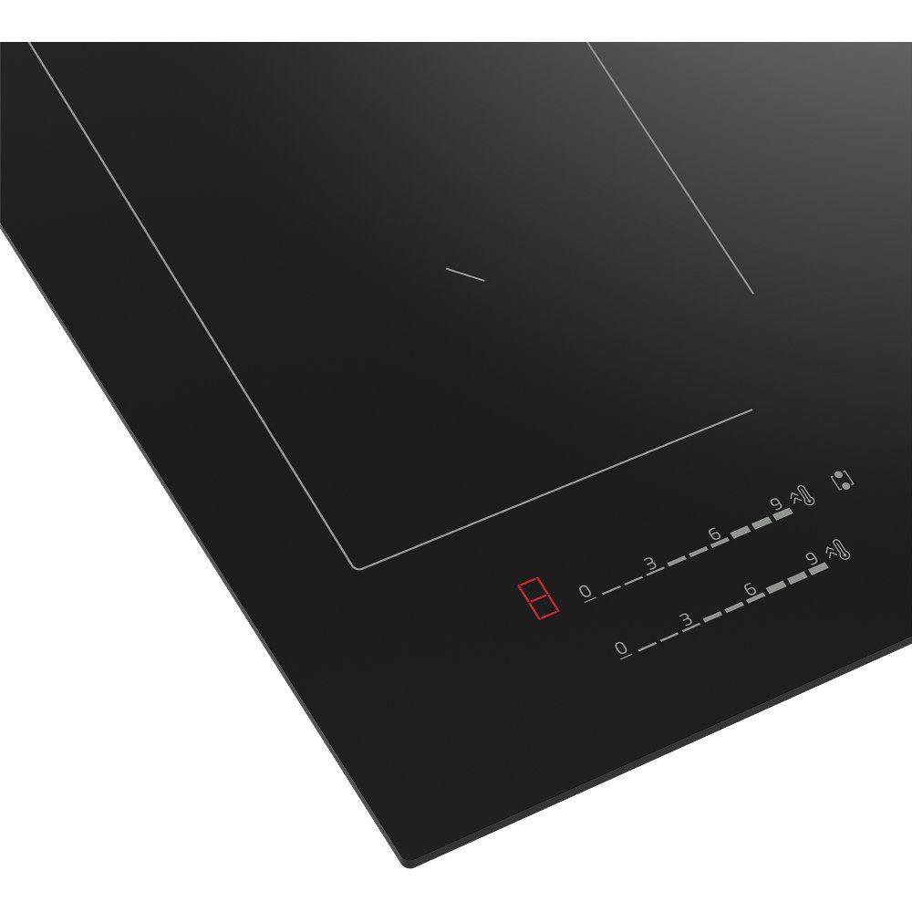 Blomberg 59cm Frameless 4 Zone Bridgeable Induction Hob 13A MIN74387NP – Black
