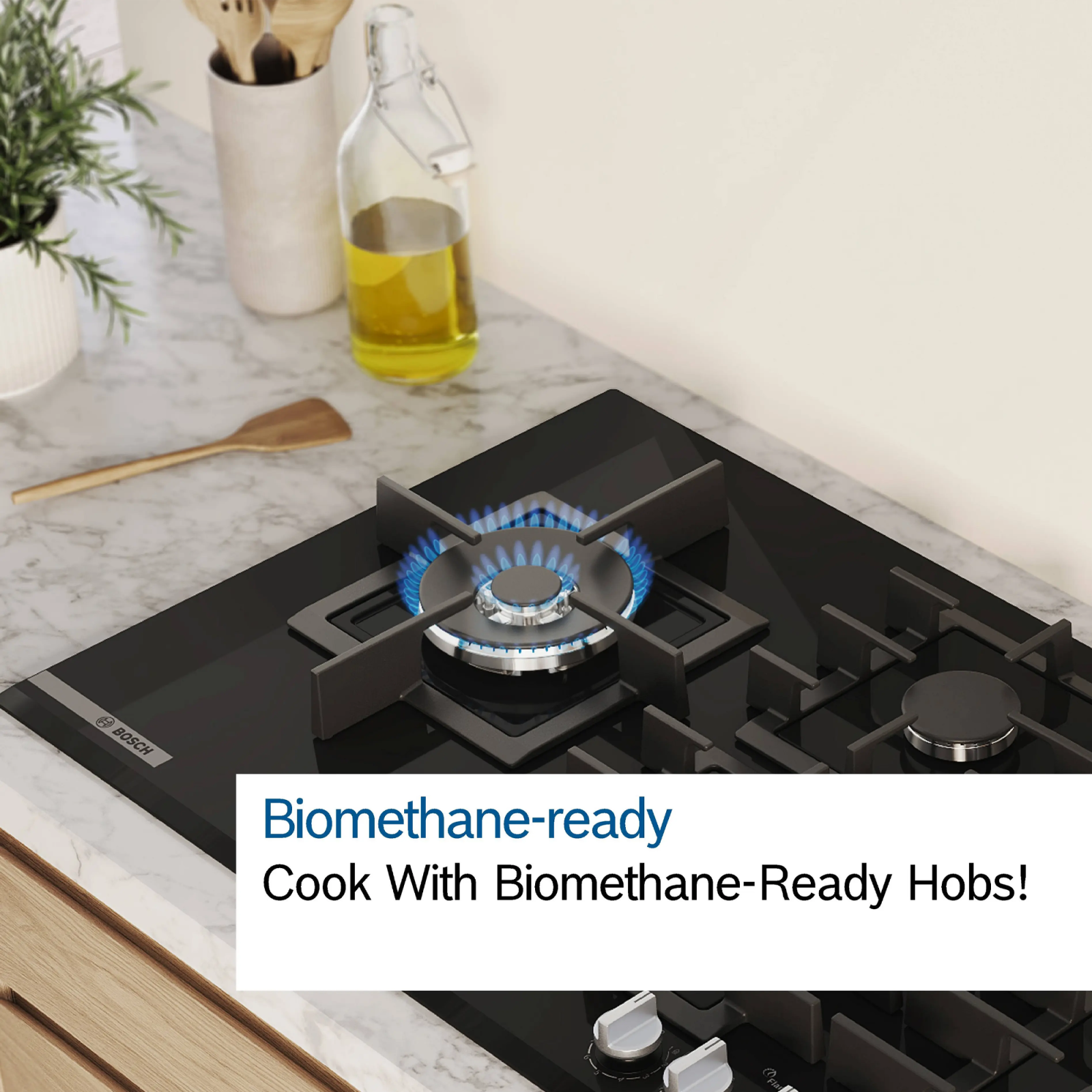 Bosch Series 4 75cm Frameless 5 Burner Gas Hob PGM7B5K90 – Stainless Steel