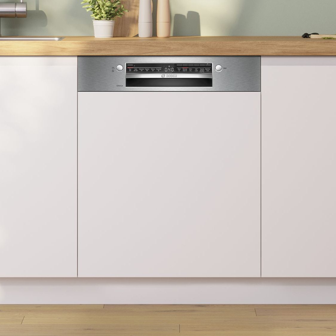 Bosch Series 2 60cm Semi Integrated Dishwasher SMI2HTS06G – Stainless Steel