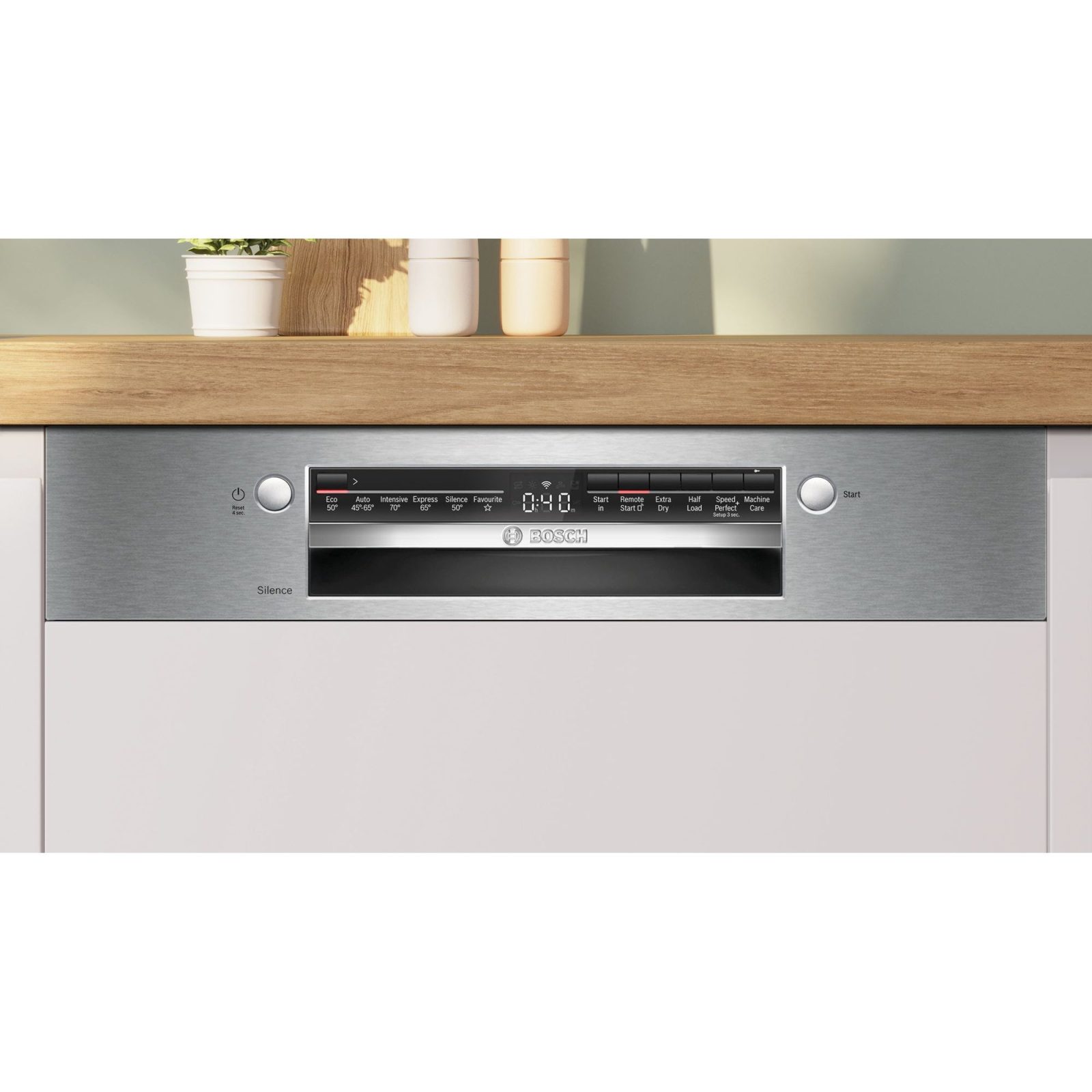 Bosch Series 2 60cm Semi Integrated Dishwasher SMI2HTS06G – Stainless Steel