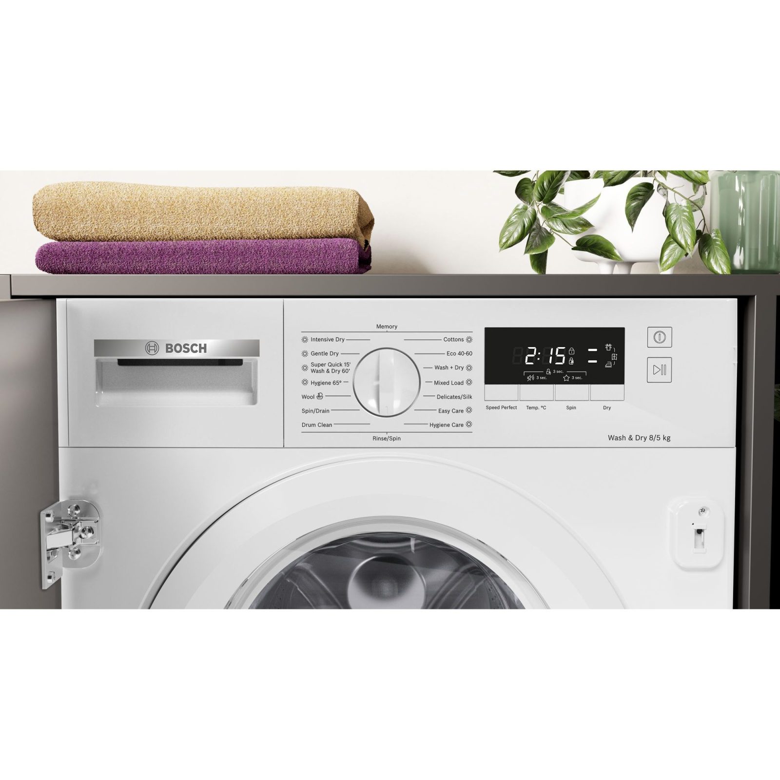 Bosch 8kg/5kg Series 4 Fully Integrated Washer Dryer WKD28260GB