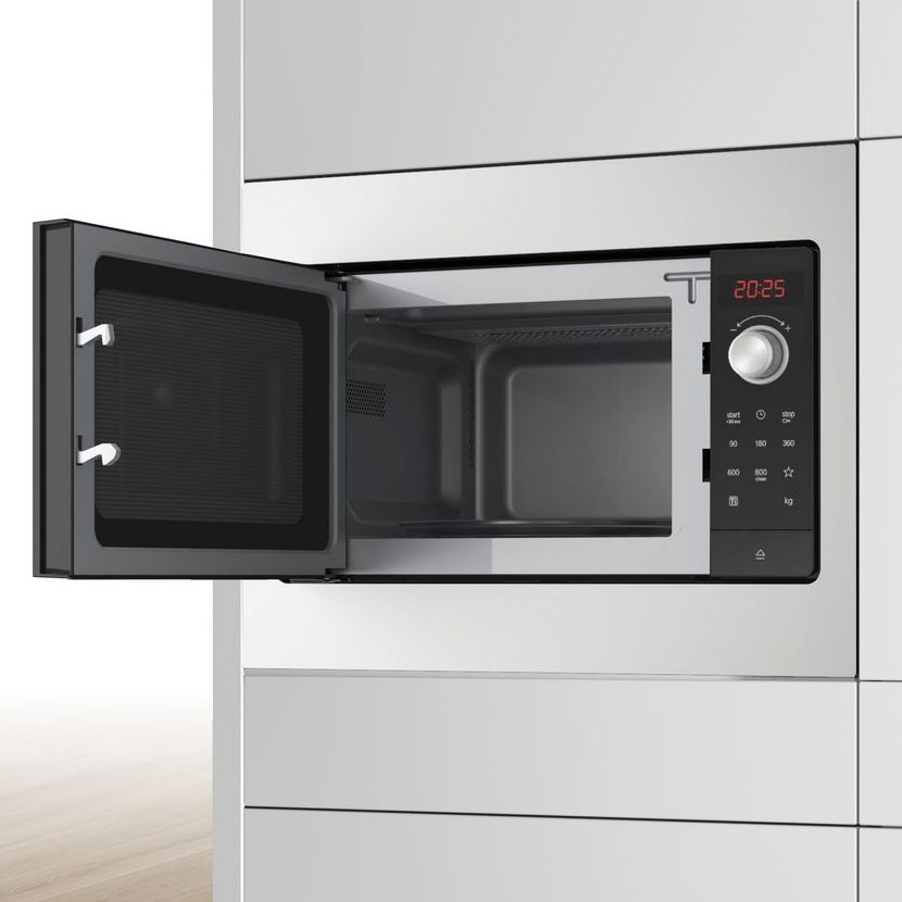 Bosch 50cm Wide Series 2 Built In Compact Microwave For Wall Unit BFL523MS3B – STAINLESS STEEL
