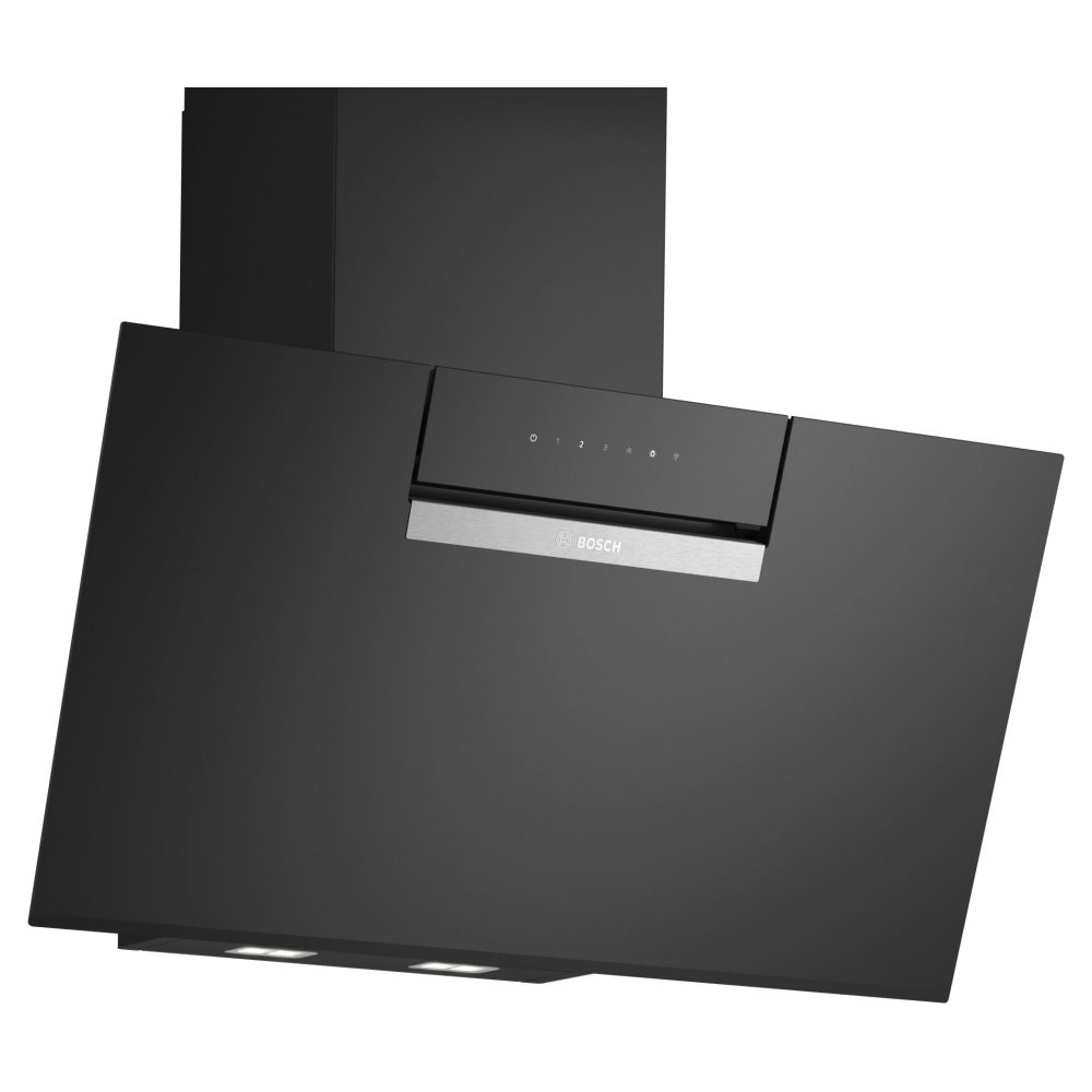 Bosch 80cm Series 4 Angled Chimney Hood DWK87FN60B – Black