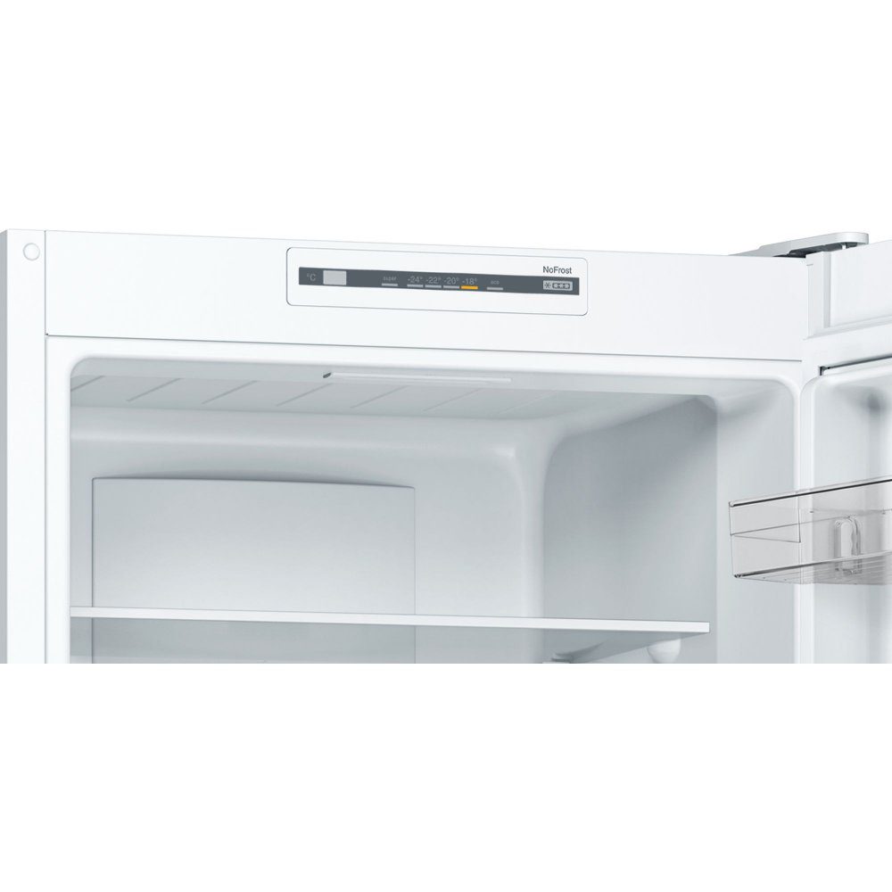 Bosch 60cm Series 2 Frost Free Fridge Freezer KGN33NWEBG – White