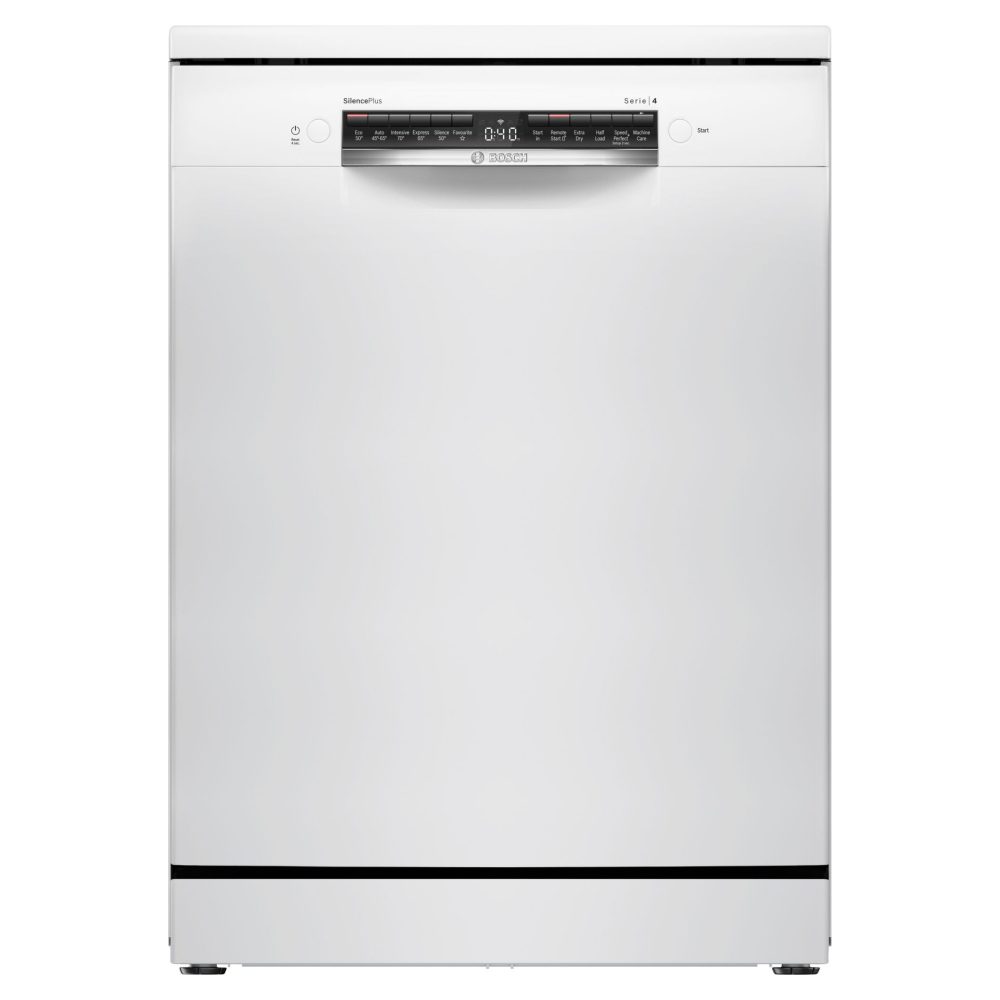 Bosch 60cm Series 4 Freestanding Dishwasher SMS4EKW06G – White