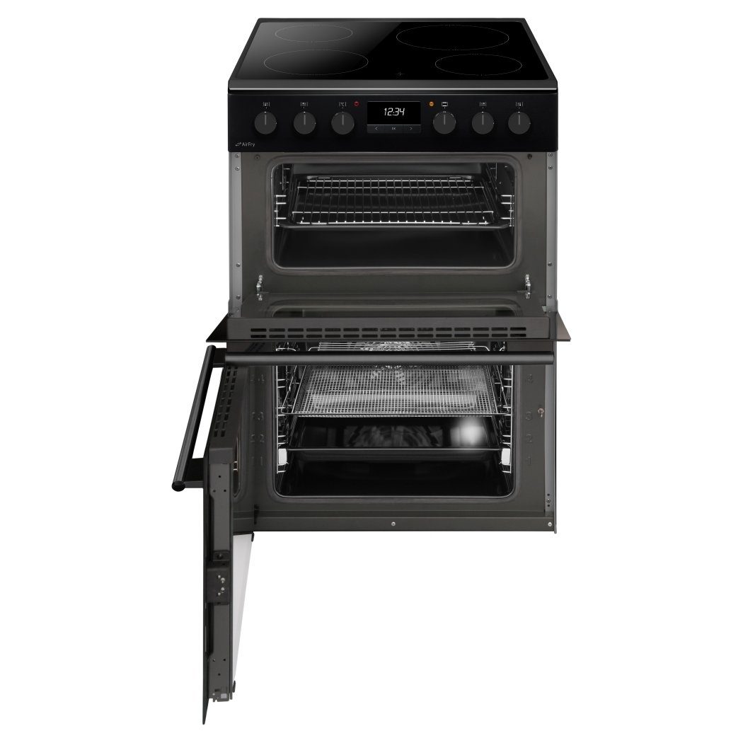 CDA 60cm Freestanding Ceramic Cooker with Air Fry CFC6100MB – BLACK