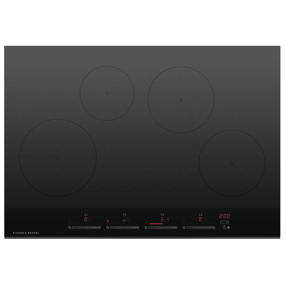 Fisher Paykel 76cm Series 9 Frameless 4 Zone Induction Hob CI764DTB4 – BLACK.