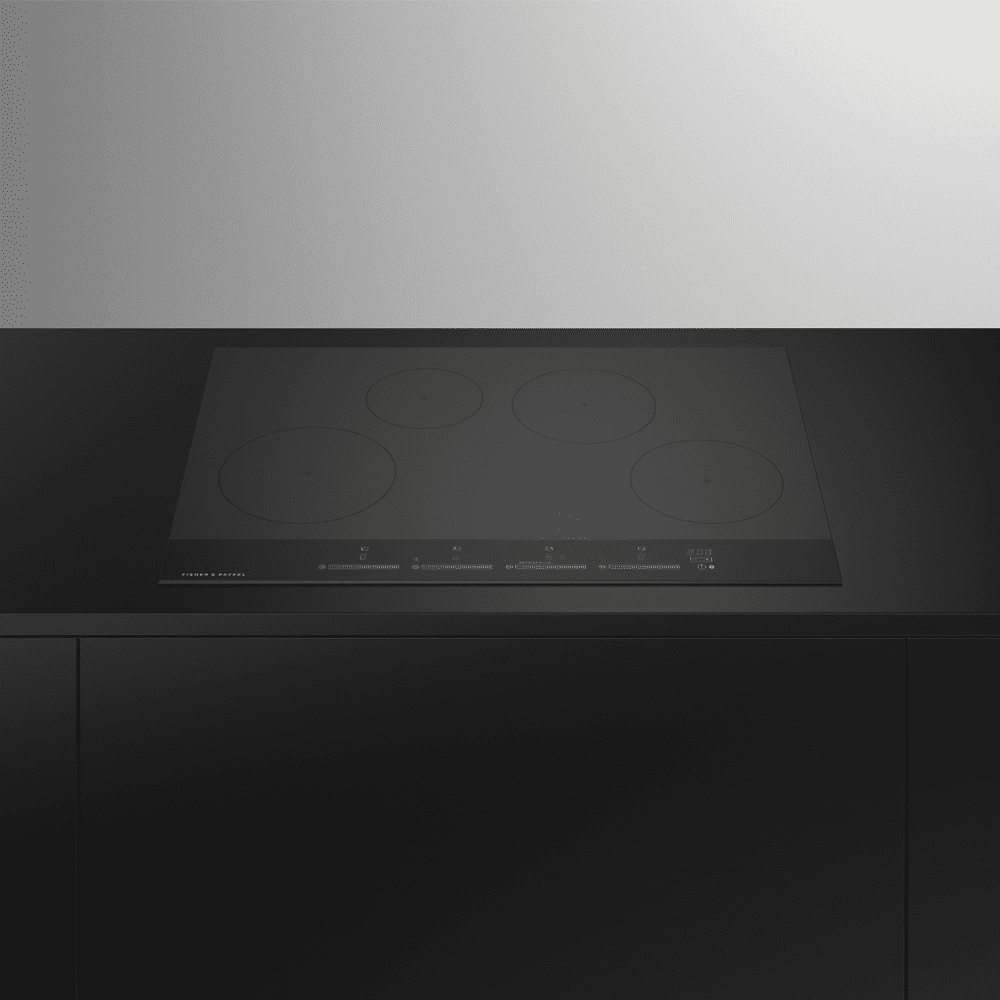 Fisher Paykel 76cm Series 9 Frameless 4 Zone Induction Hob CI764DTB4 – BLACK.
