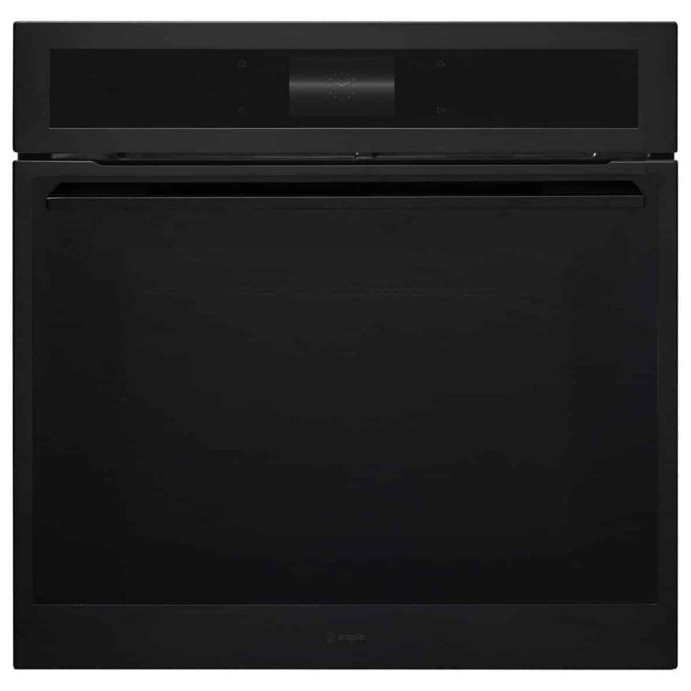 Caple Sense Premium Built In Pyrolytic Single Oven C2601BS – Black Steel