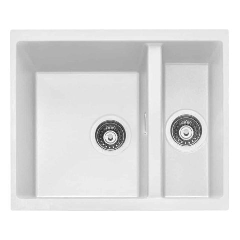 Caple  Leesti 151 1.5 Bowl Sink Reversible Sink LEE151CW – White