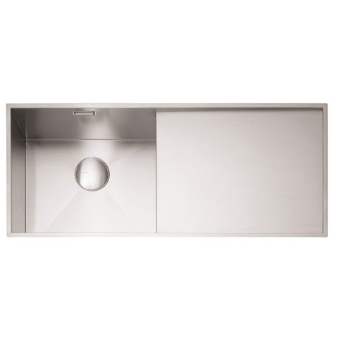 Caple  Nada 100 Single Bowl Sink Right Hand Drainer NA100R – Stainless Steel