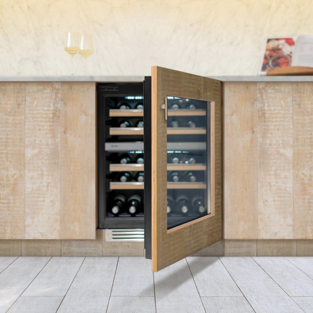 Caple 60cm Sense Premium Integrated Undercounter Dual Zone Wine Cooler WI6161
