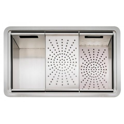 Caple  Zona 100 Single Bowl Sink ZONA100 – Stainless Steel