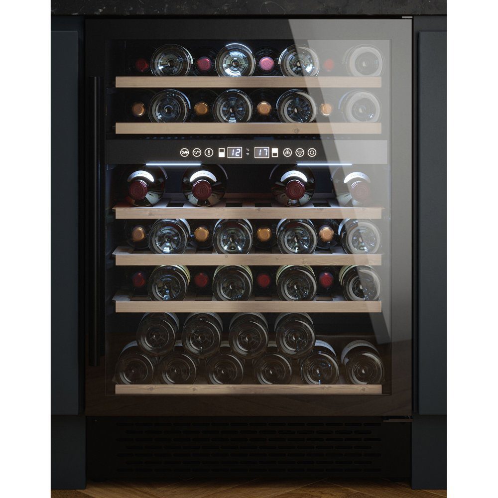 Cata 60cm Dual Zone Freestanding Wine Cooler UBBKWC60 – Black