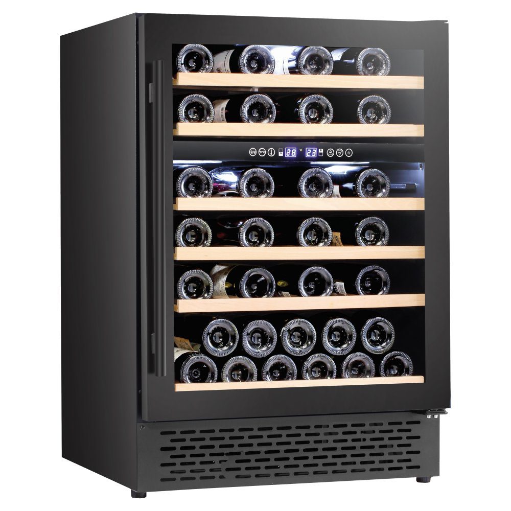 Cata 60cm Dual Zone Freestanding Wine Cooler UBBKWC60 – Black