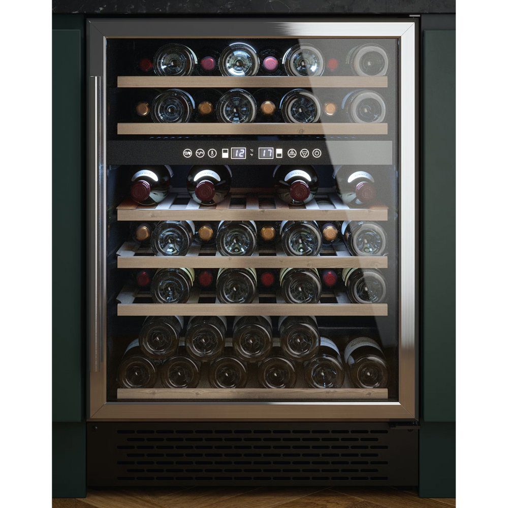 Cata 60cm Dual Zone Freestanding Wine Cooler UBSSWC60 – Stainless Steel