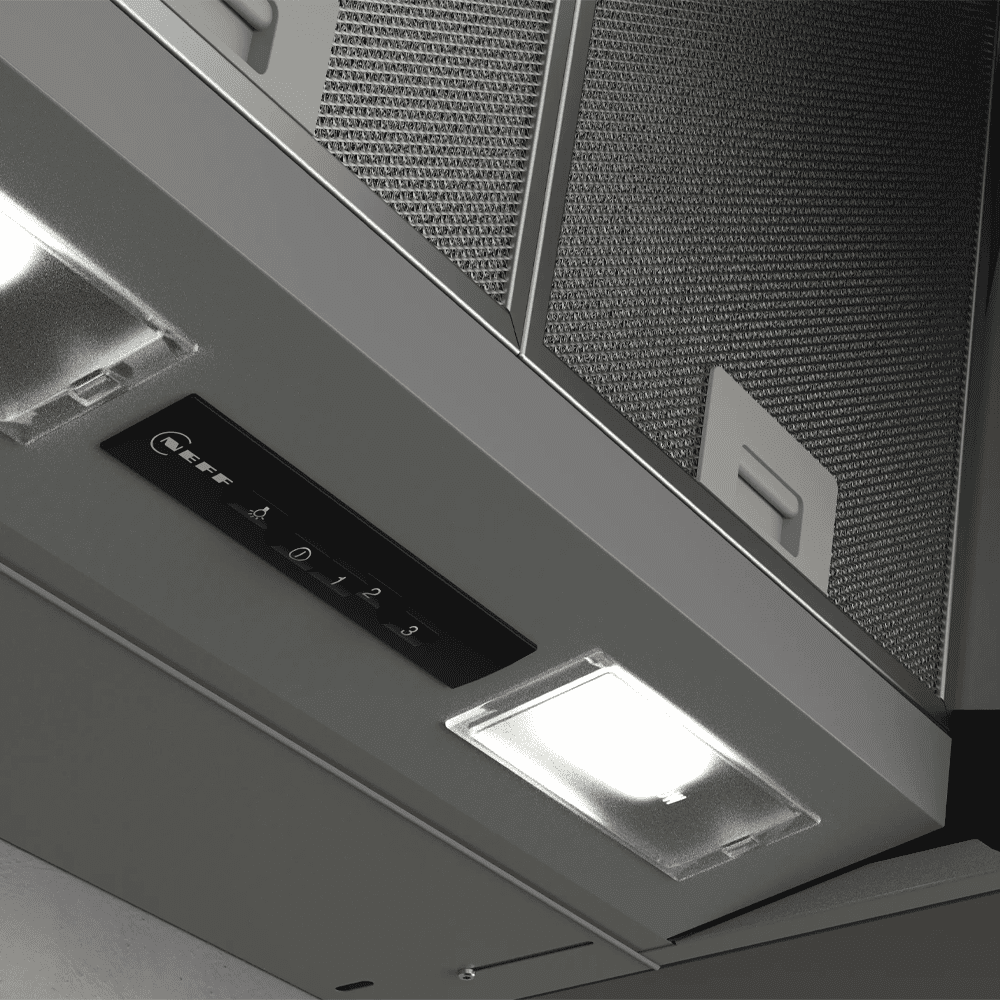 Neff 60cm N30 Integrated Cooker Hood D64MAC1X0B – Silver