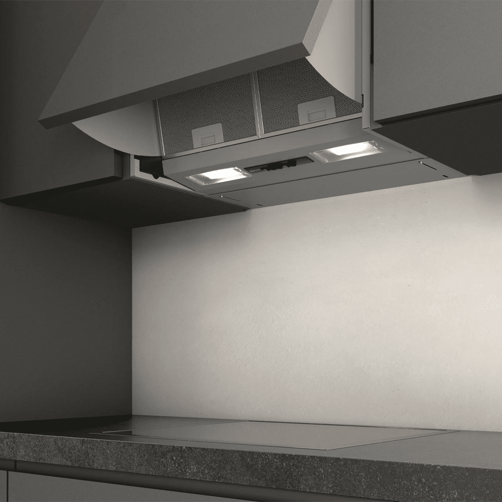 Neff 60cm N30 Integrated Cooker Hood D64MAC1X0B – Silver