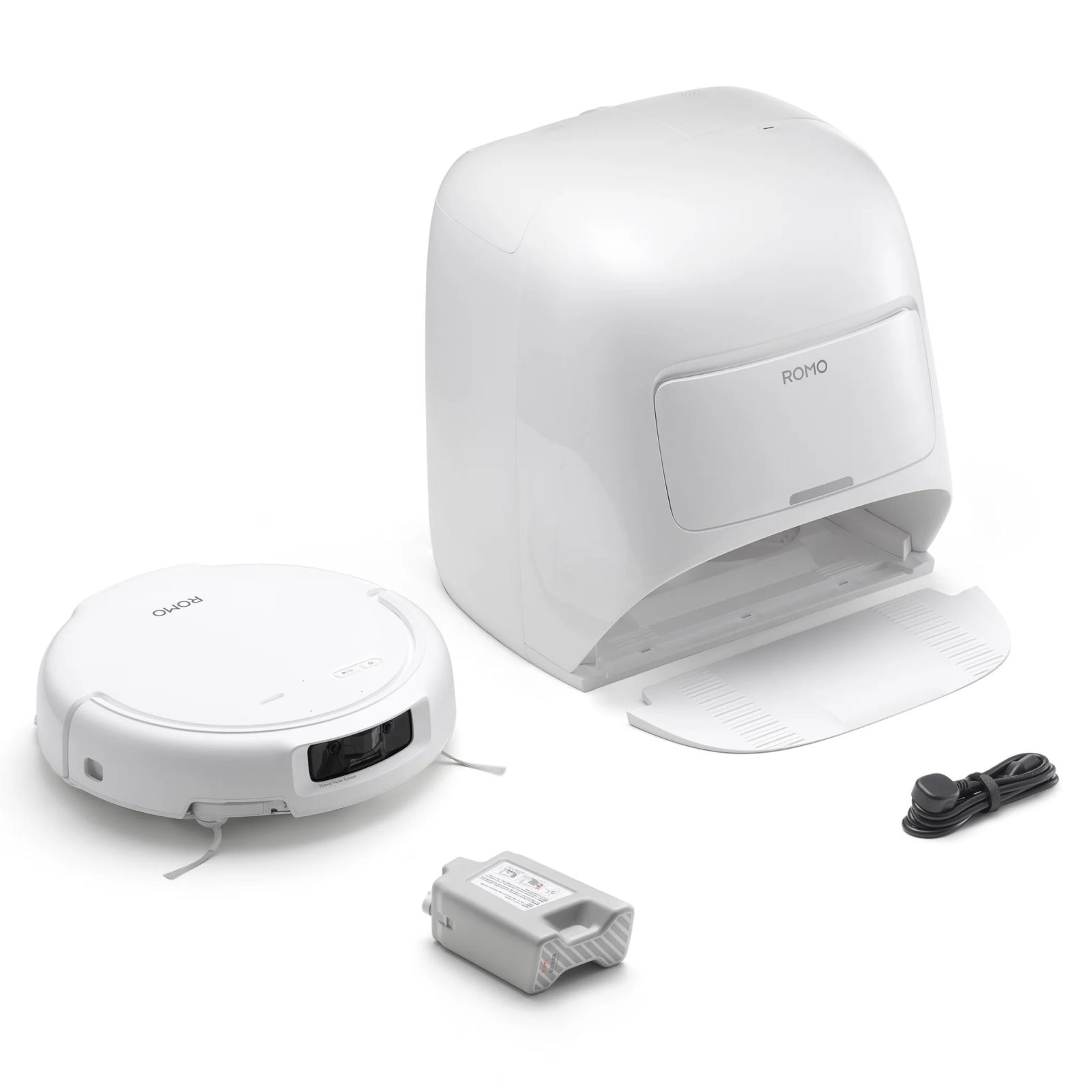 DJI Robot Vacuum And Mop ROMO S – White