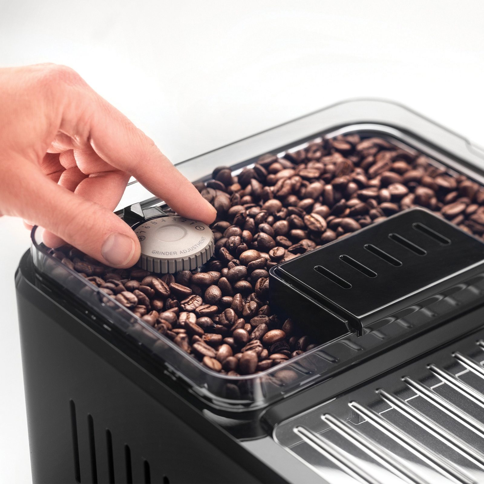 DeLonghi Freestanding Eletta Bean to Cup Coffee Machine ECAM450.86.T – Titanium