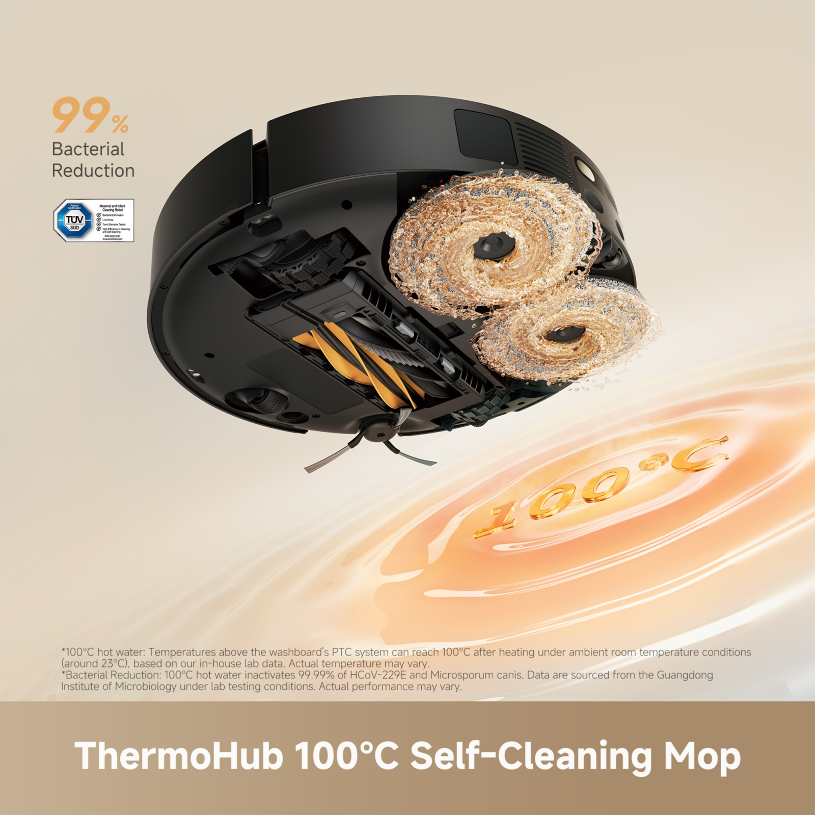 Dreame L50s Pro Ultra Robot Vacuum Cleaner and Mop With Self-Cleaning and Auto-Empty RLL88HE_BLK - Black