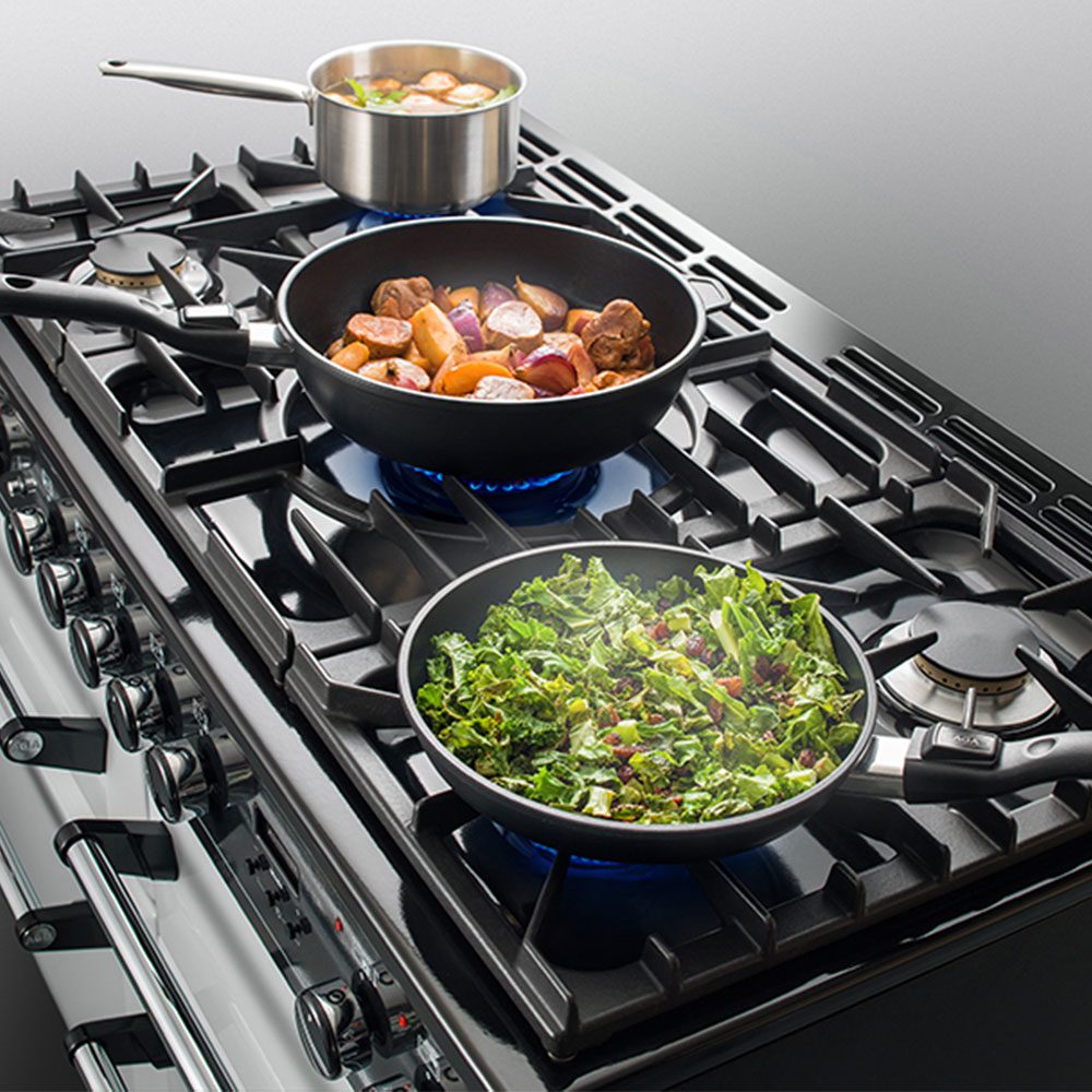 AGA Masterchef Masterchef Deluxe 110cm Dual Fuel Range Cooker MDX110DFSAL – Salcombe Blue