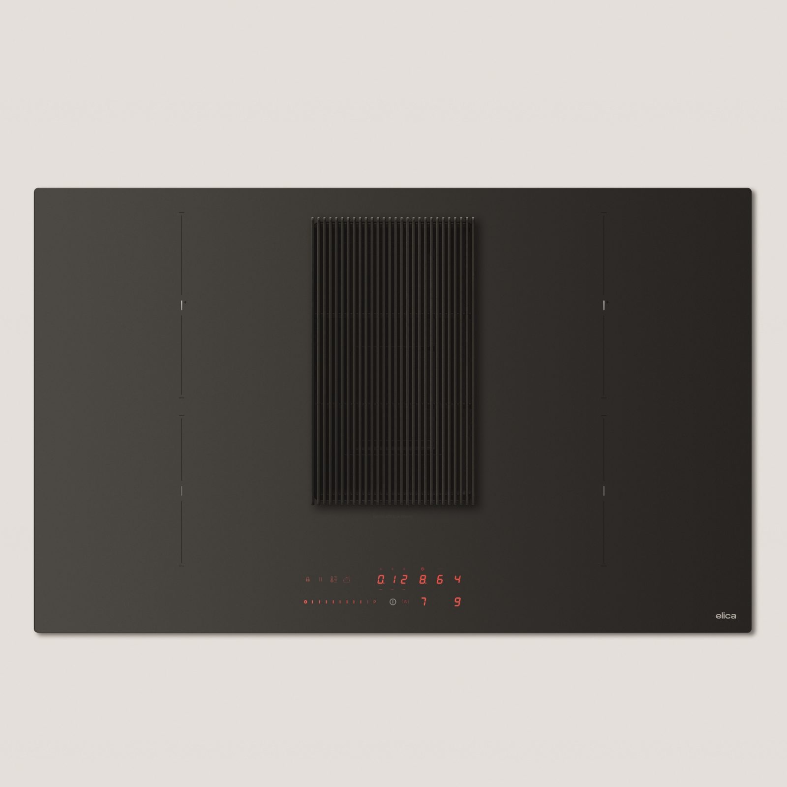 Elica 83cm Air Venting Induction Hob NT-PRM-S-SL-RBA – Matte Black