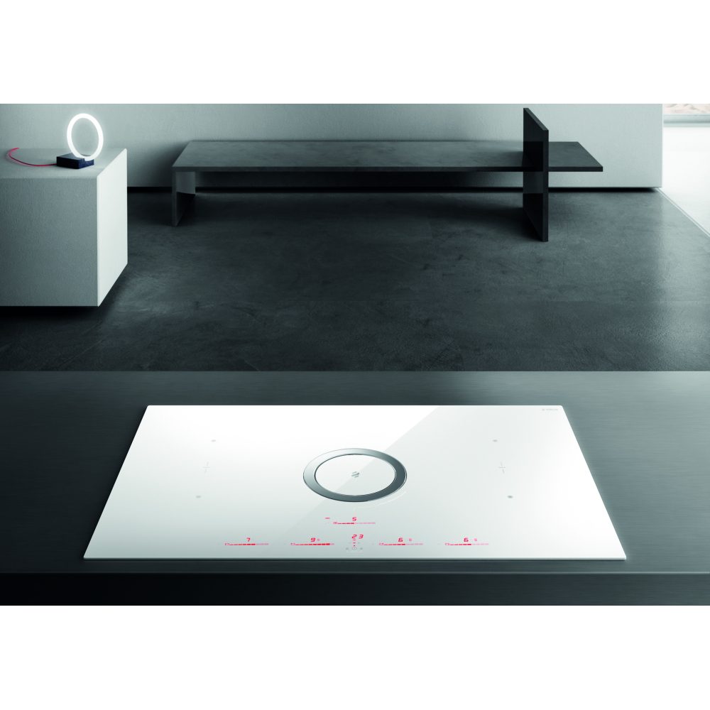 Elica NIKOLATESLA SWITCH DO WH 83cm Switch Ducted Venting Induction Hob – WHITE