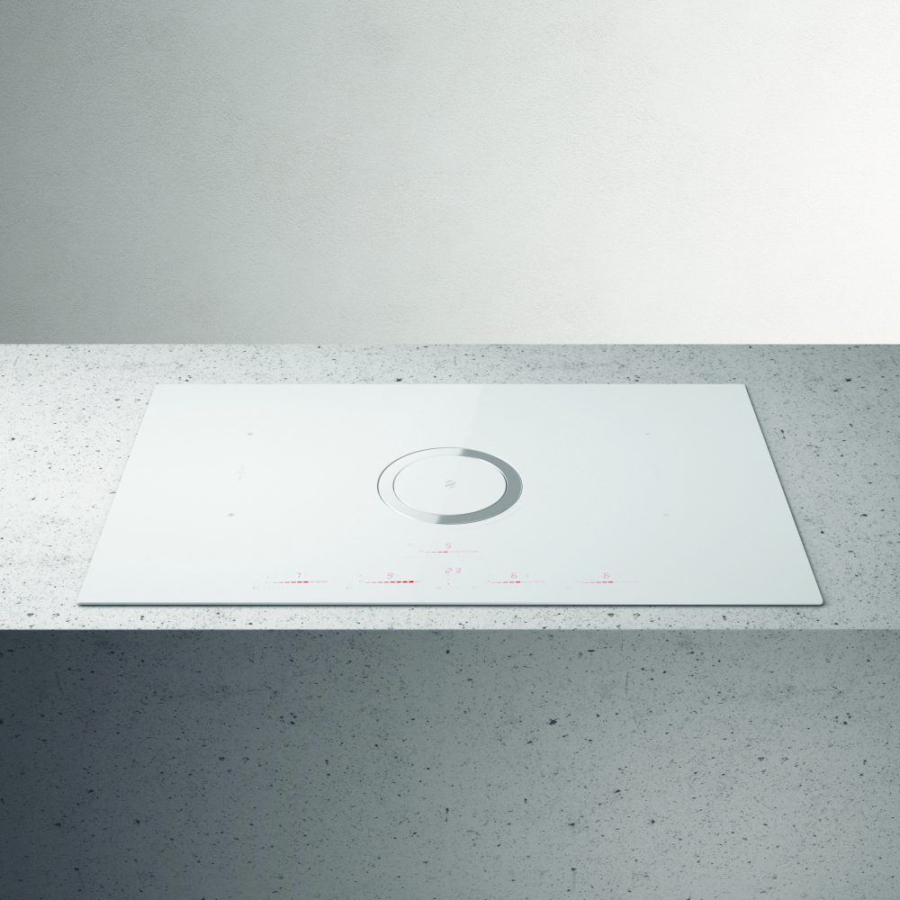 Elica NIKOLATESLA SWITCH DO WH 83cm Switch Ducted Venting Induction Hob – WHITE
