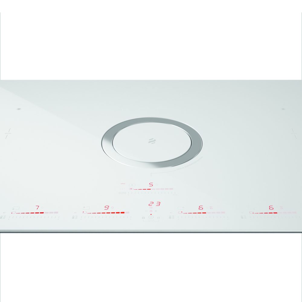 Elica NIKOLATESLA SWITCH DO WH 83cm Switch Ducted Venting Induction Hob – WHITE