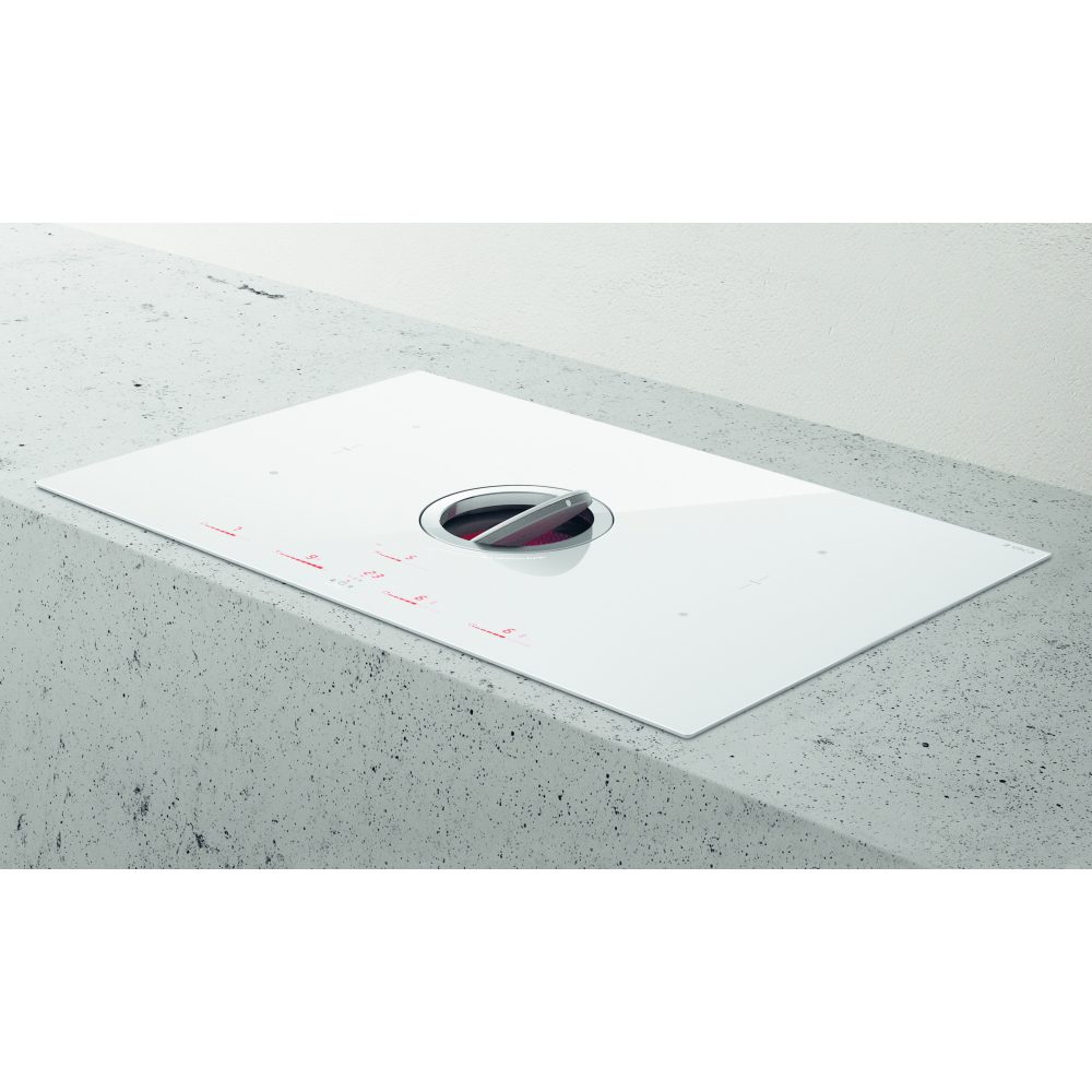 Elica NIKOLATESLA SWITCH DO WH 83cm Switch Ducted Venting Induction Hob – WHITE