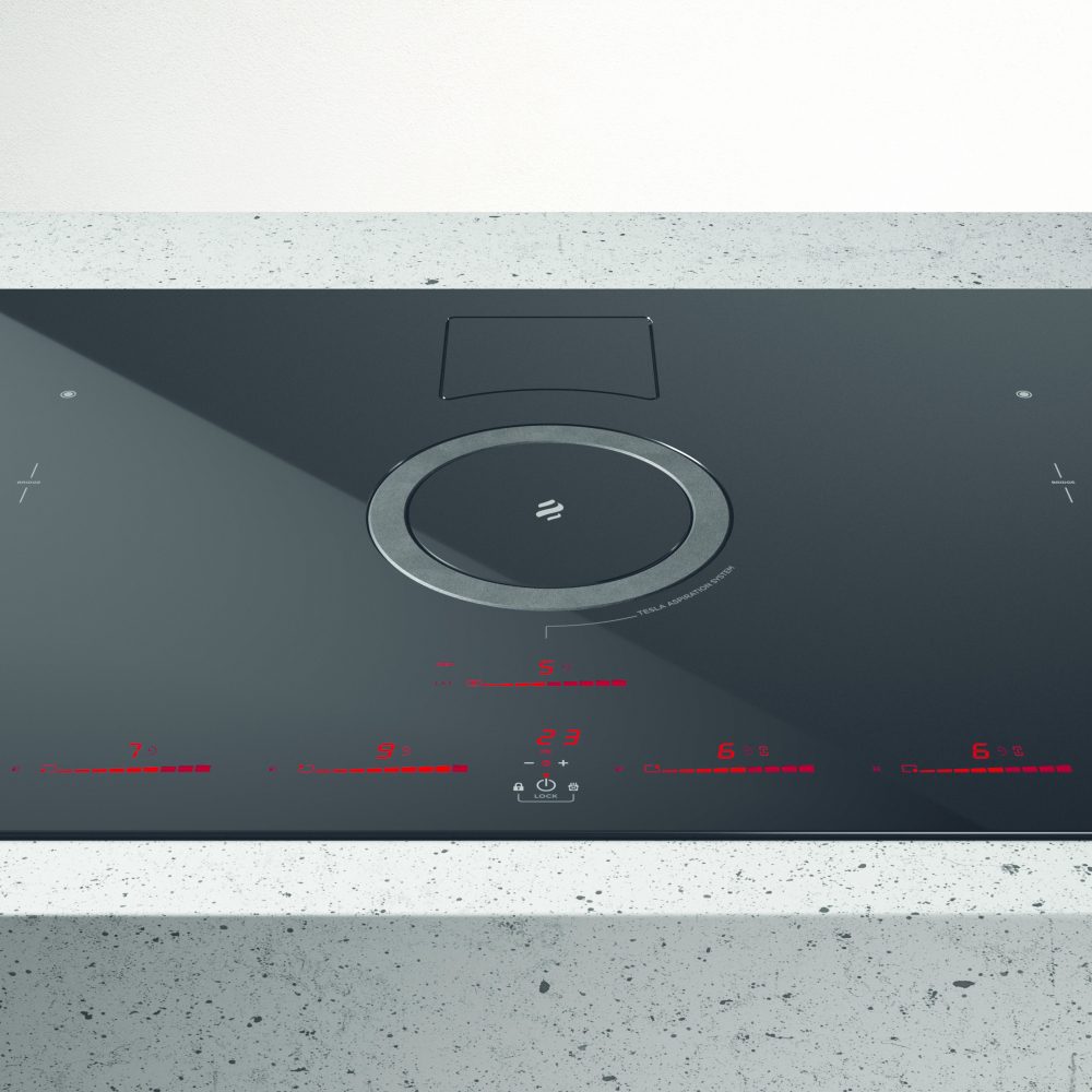 Elica 83cm Nikolatesla Switch Recirculation Venting Induction Hob NT-SWITCH-BLK-RC – Black