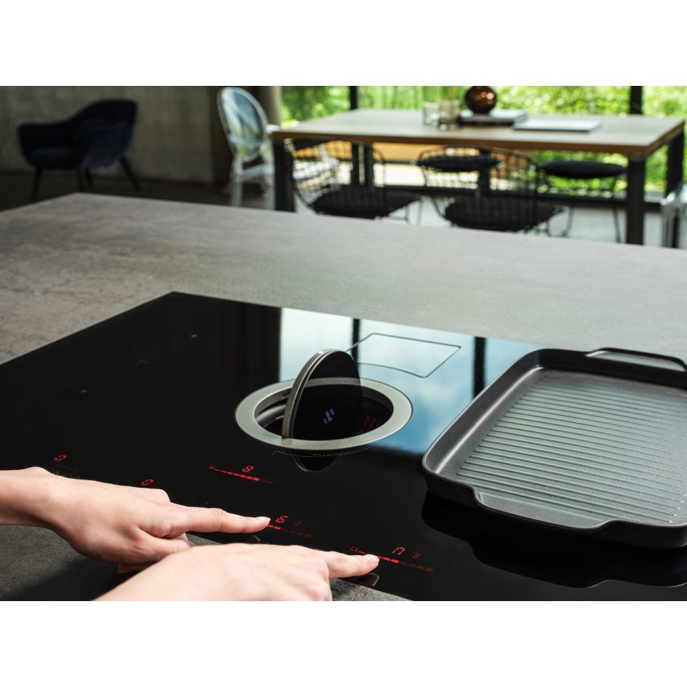 Elica 83cm Nikolatesla Switch Recirculation Venting Induction Hob NT-SWITCH-BLK-RC – Black