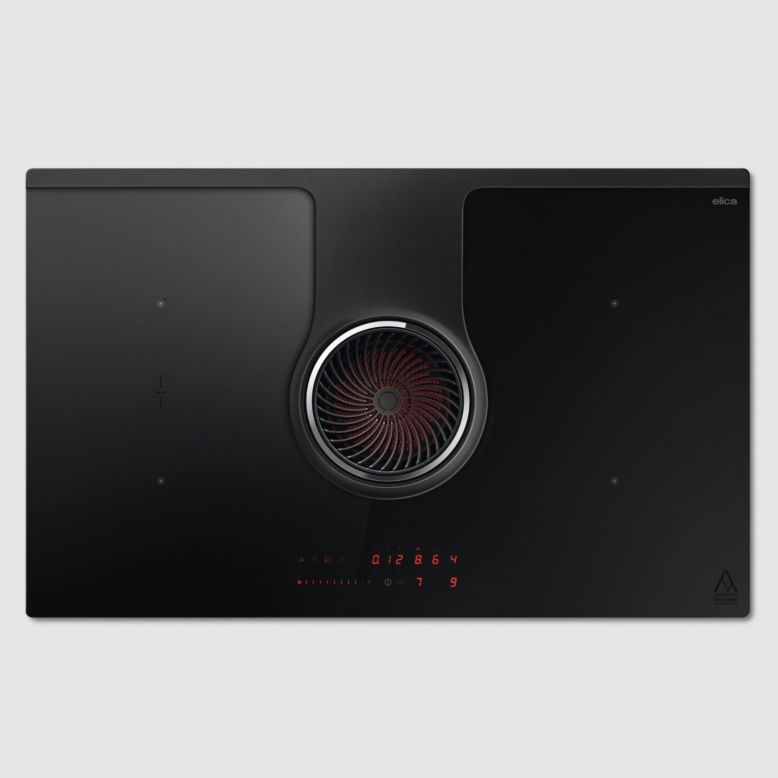 Elica 83cm Air Venting Induction Hob NT-ONE-EVO – BLACK