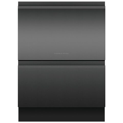 Fisher Paykel  Series 9 Double DishDrawer™ With Recessed Handles DD60D4HNB9 – Black Steel