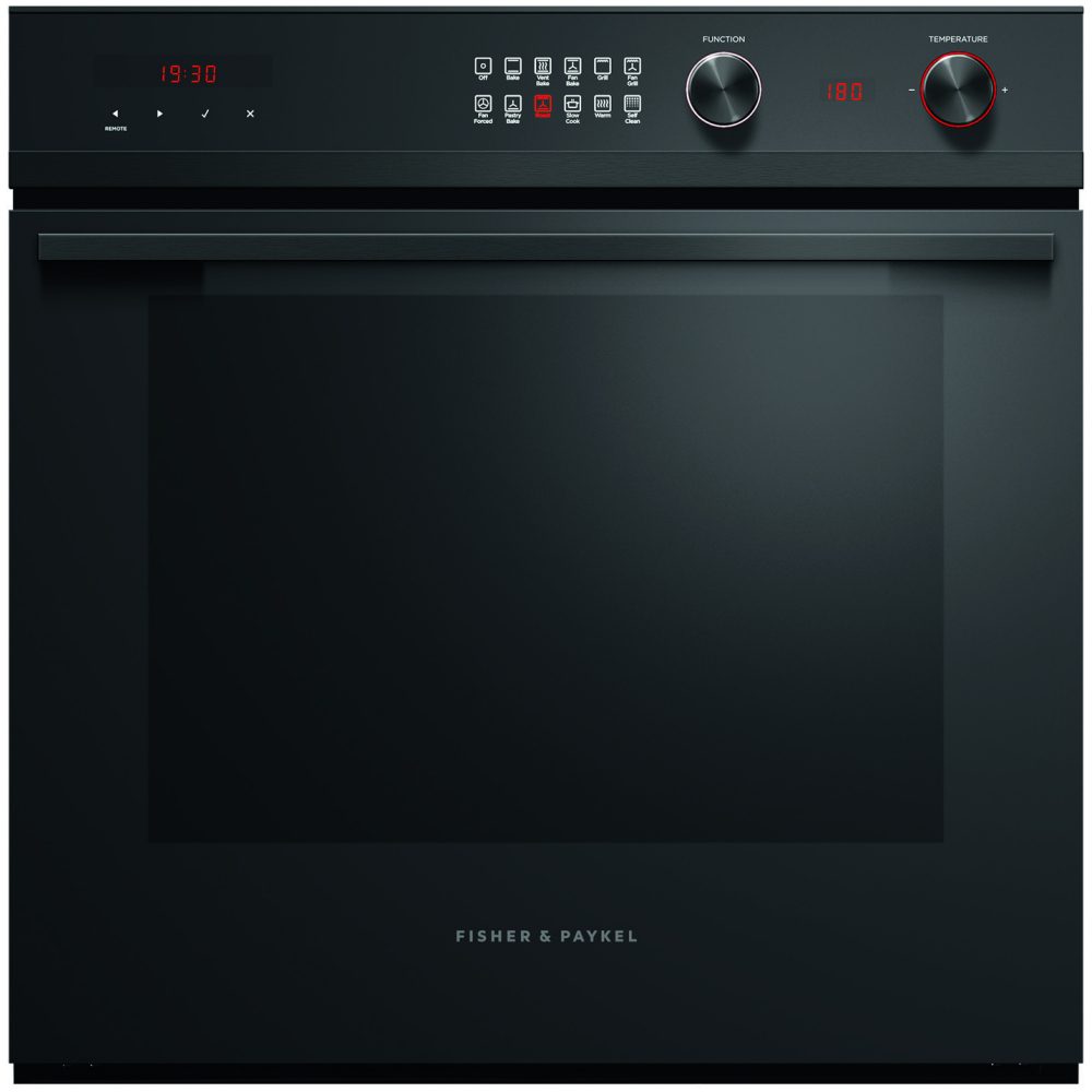 Fisher Paykel Series 9 Pyrolytic Multifunction Single Oven OB60SD11PB1 – BLACK STEEL