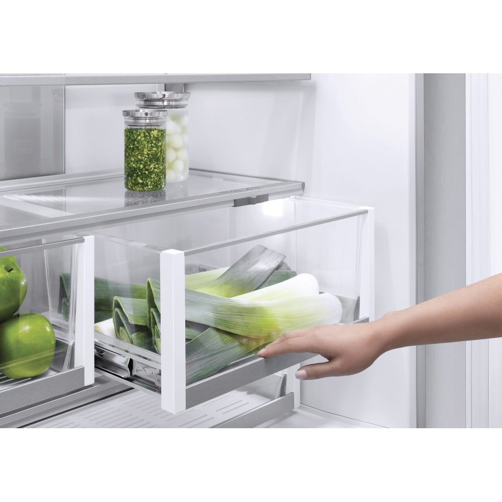 Fisher Paykel 80cm Integrated French Style Fridge Freezer Non Ice & Water RS80A2
