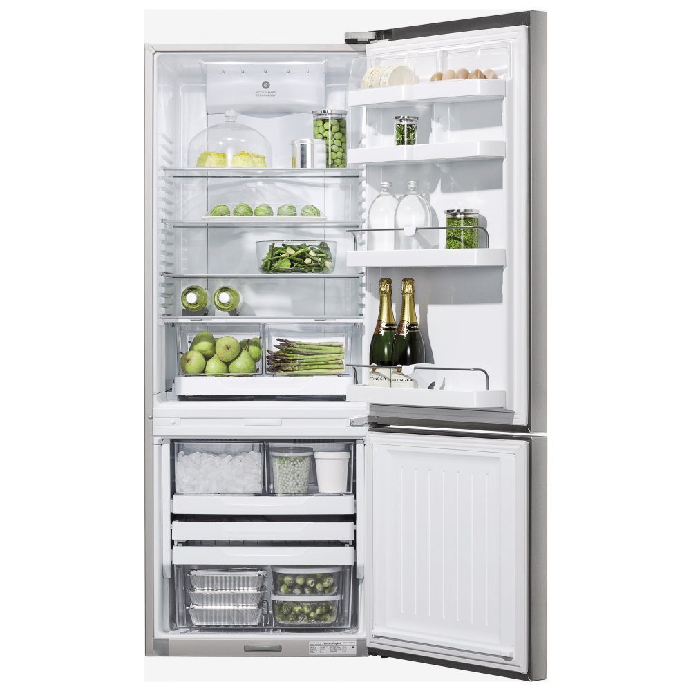 Fisher Paykel Series 5 64cm Fridge Freezer Ice & Water Right Hinged RF402BRXFDU5 – STAINLESS STEEL